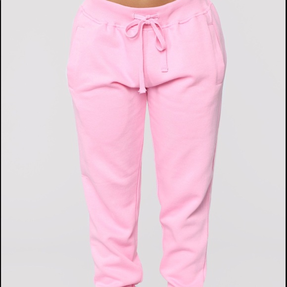 baby pink joggers womens